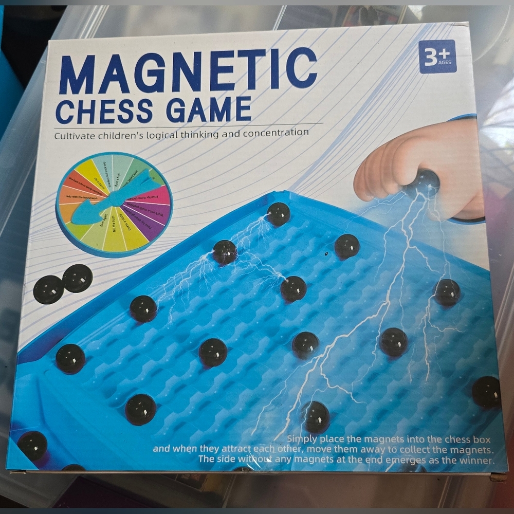 Magnetic Chess Game - Blue